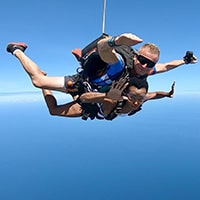 Skydiving in Zanzibar