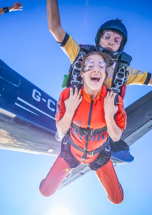 Skydiving in Zanzibar