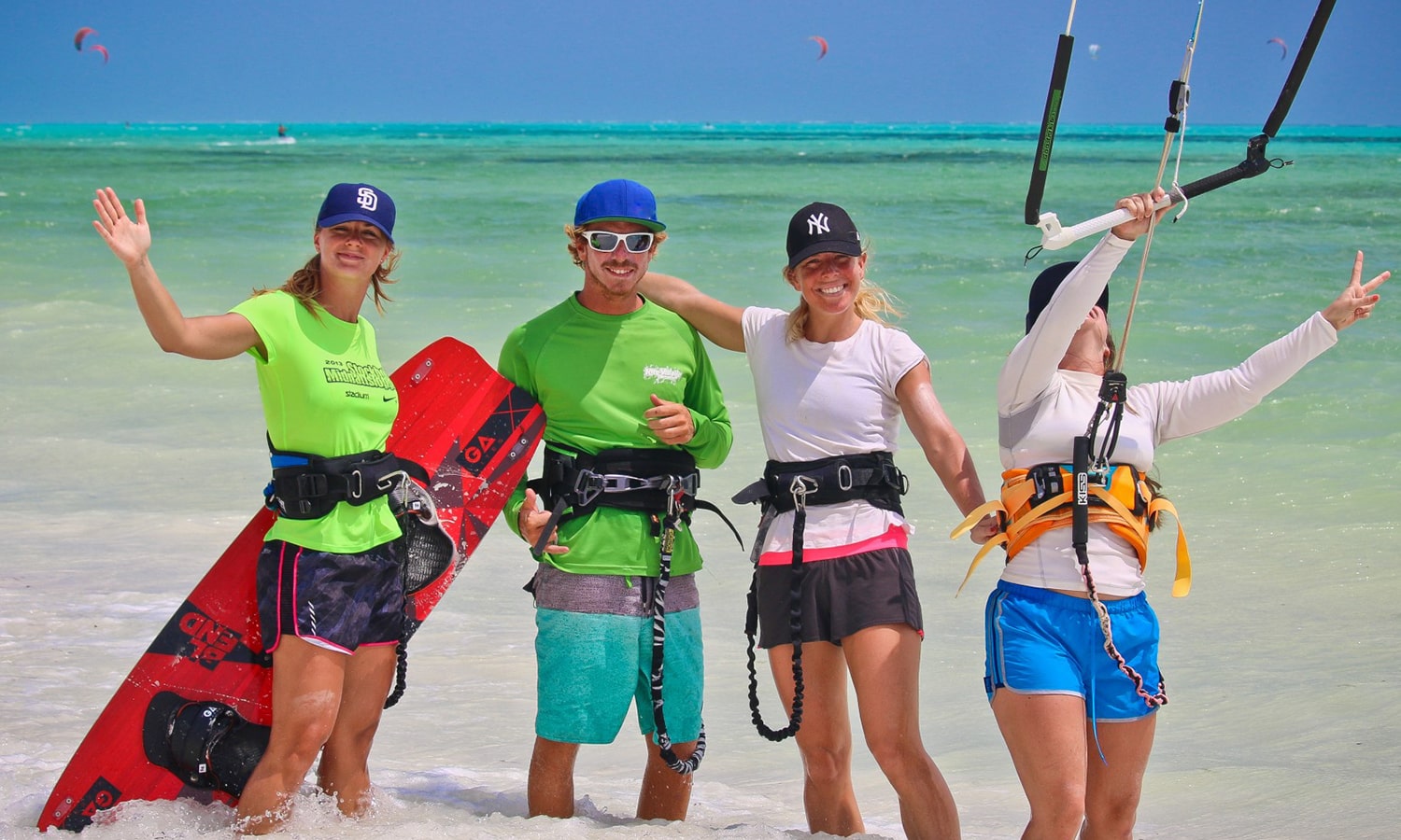 Kite Surfing in Zanzibar