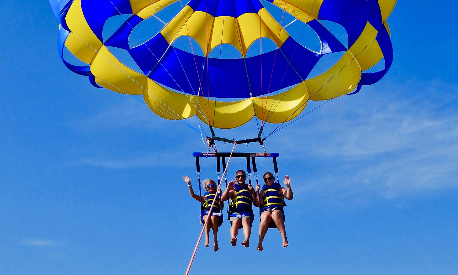 Parasailing in Zanzibar