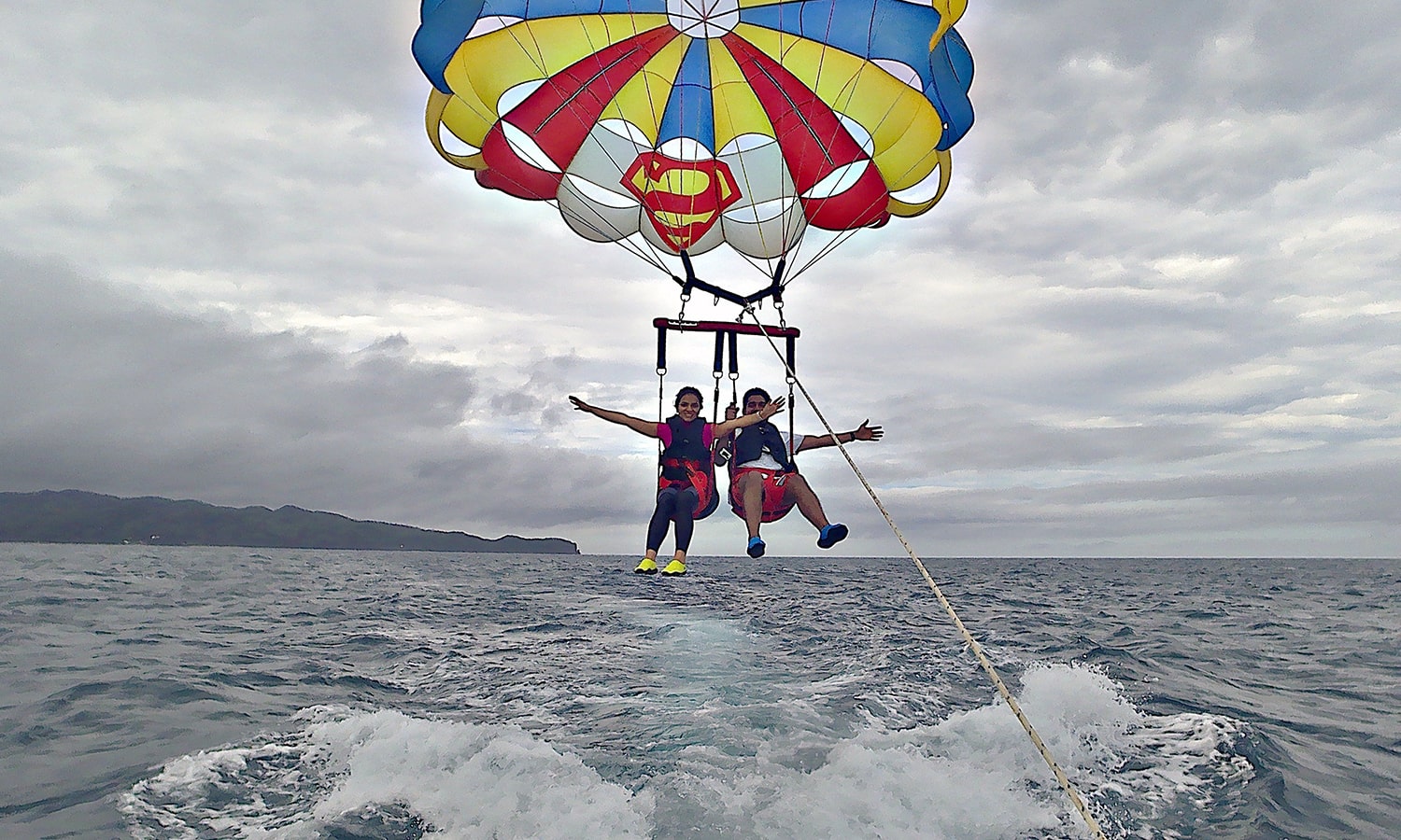 Parasailing in Zanzibar