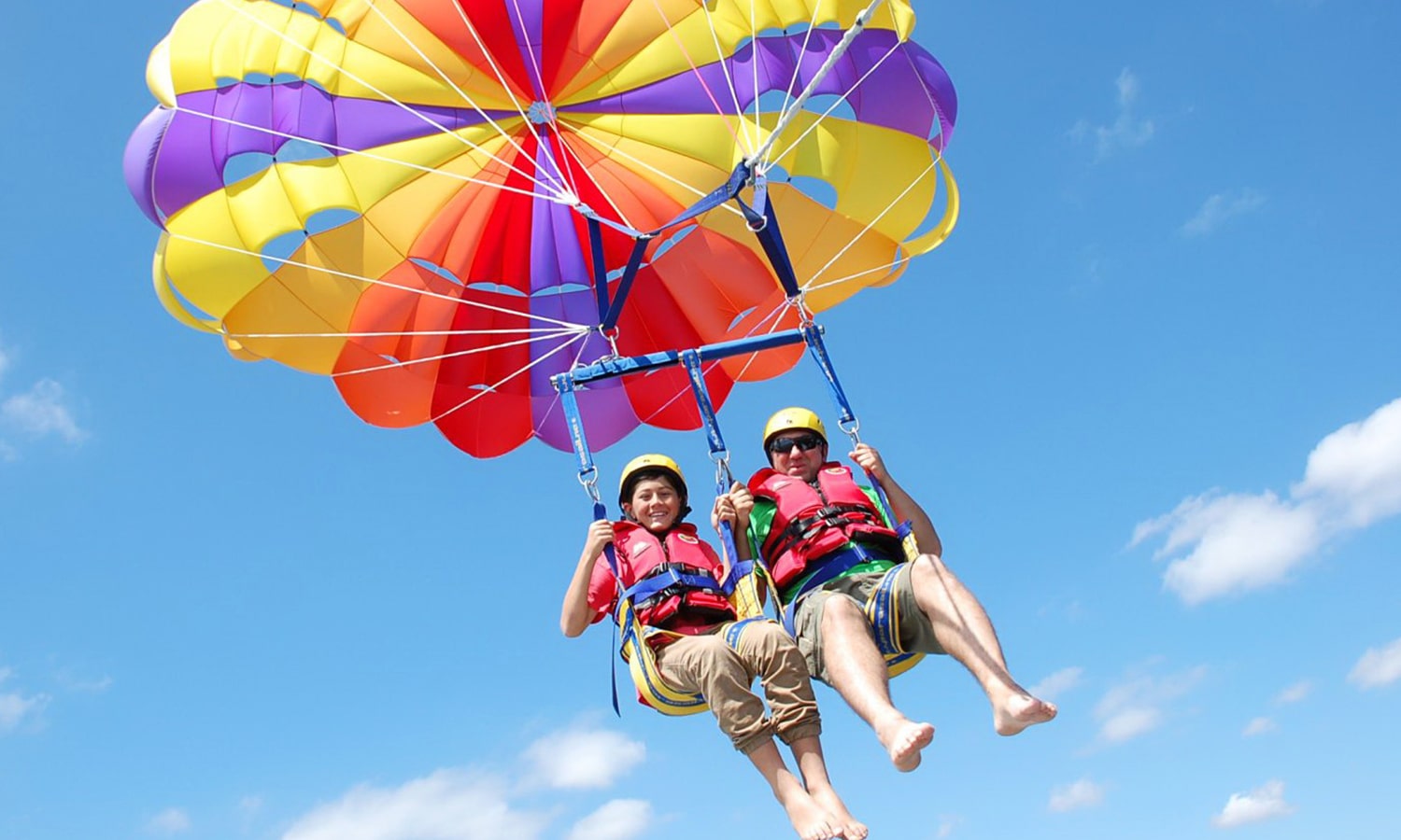 Parasailing in Zanzibar