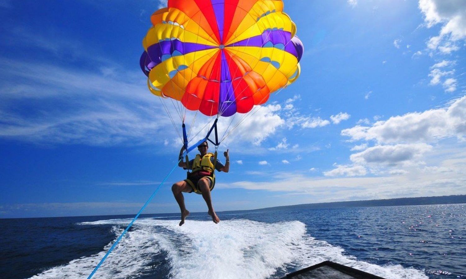 Parasailing in Zanzibar