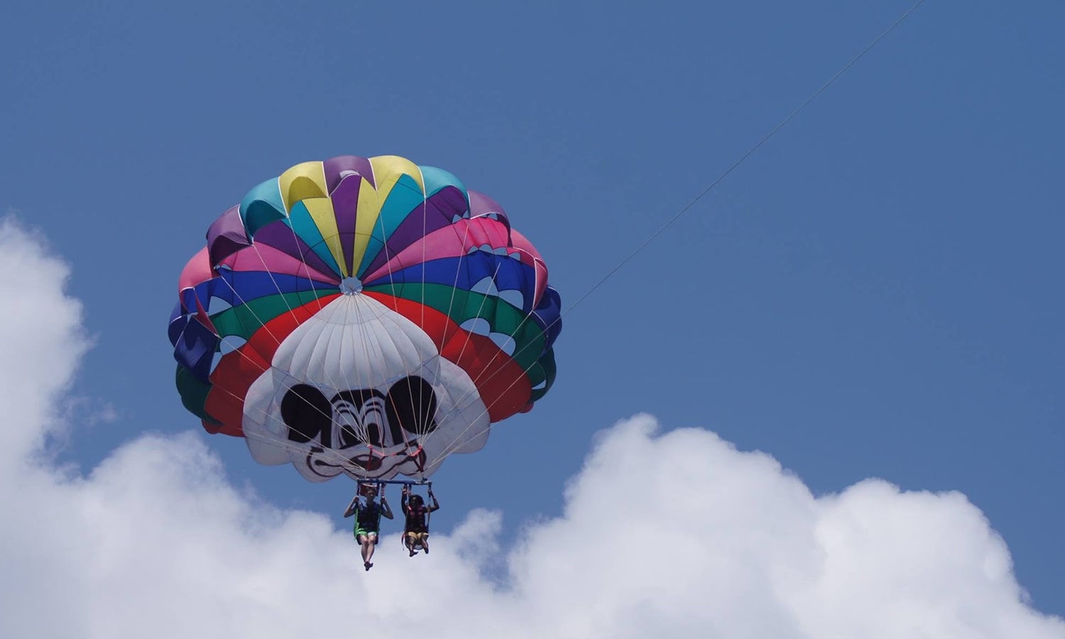 Parasailing in Zanzibar