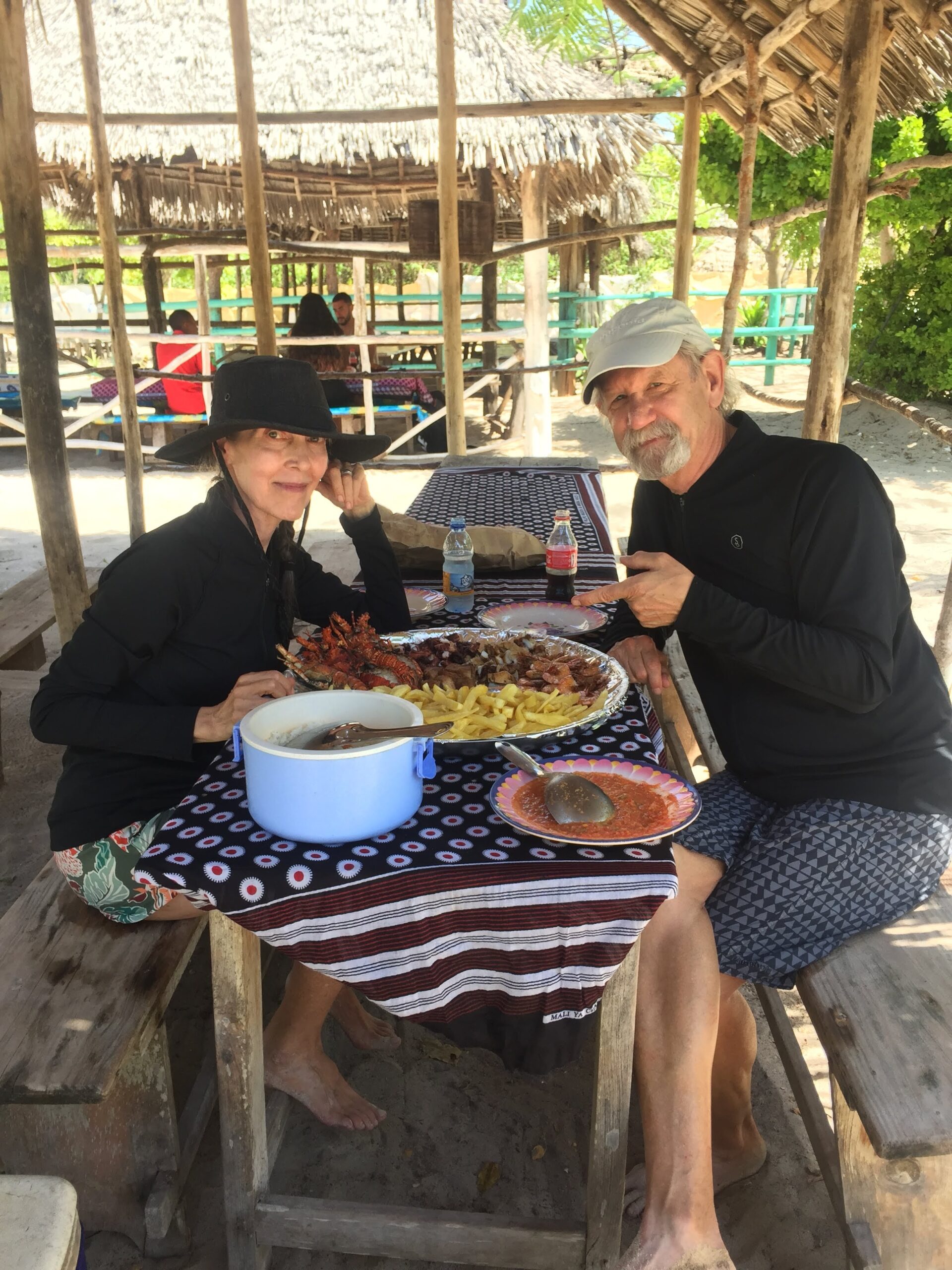 safari blue lunch
